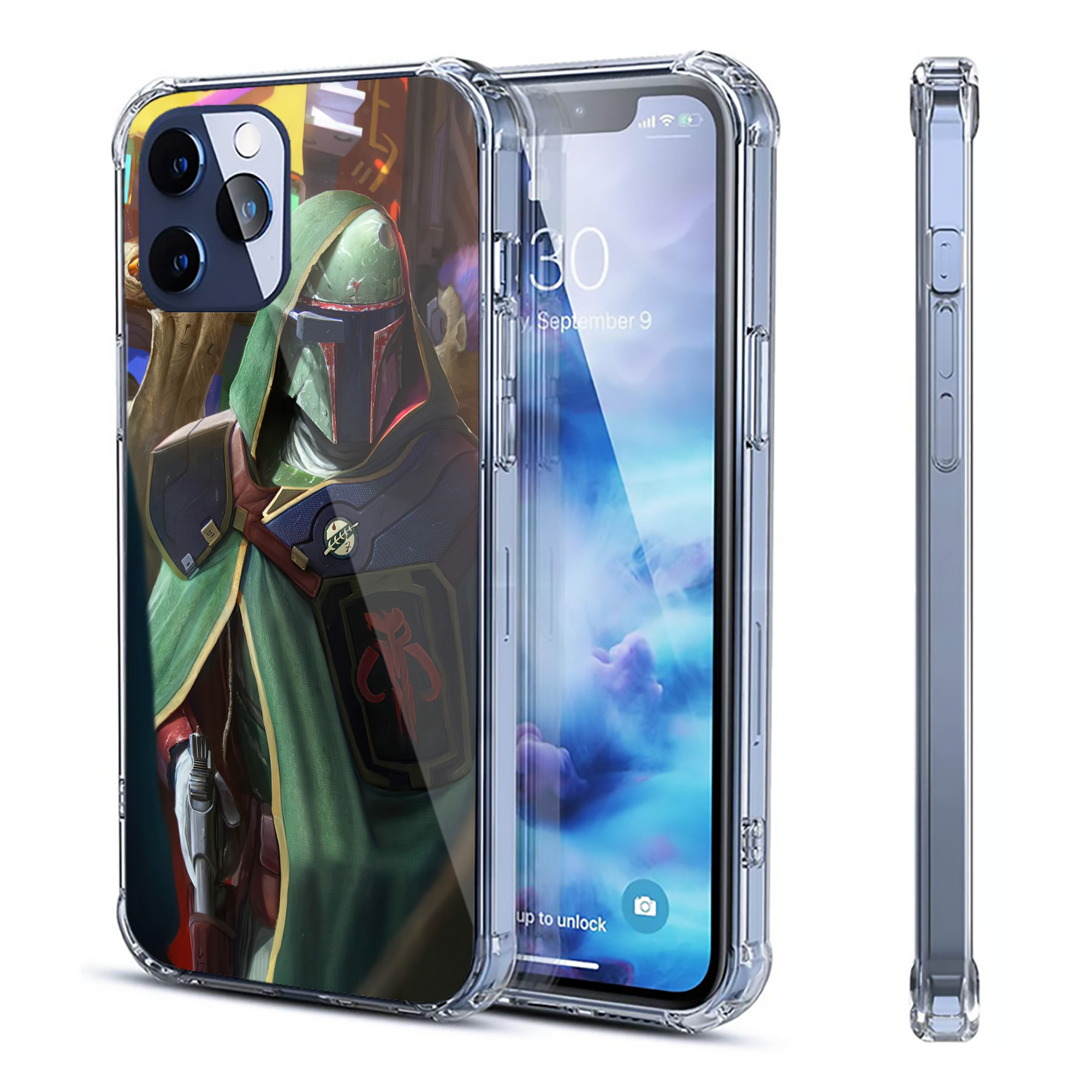 （画像用） スター・ウォーズ Star Wars 【iPhone 12シリーズ対応】透明スマホケース（クリアソフトケース）